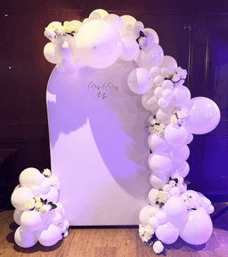 White Engagement Display