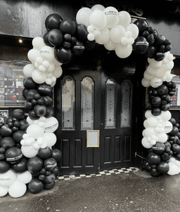 Branded backdrop for awards ev