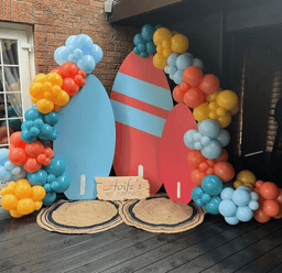 Surfer's Birthday display